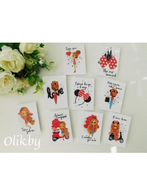 Набор карточек №35, 7х10см, 9 шт