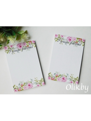 Подложка для заколок №13, 10х15 см, 11 шт