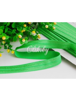 Тесьма эластичная, 1.5 см, светло-зеленый, 1м
