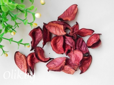 Сухоцветы декоративные арома 7г (примерно 20шт), темно-красный