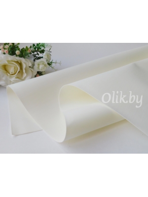 Фоамиран Иранский 1 мм, слоновая кость (105)