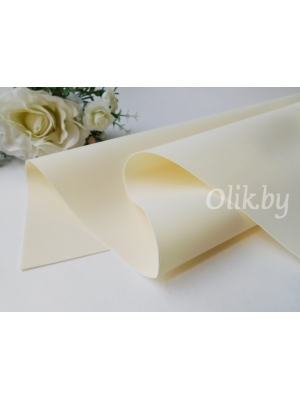 Фоамиран Иранский, 1 мм, античный белый (029)