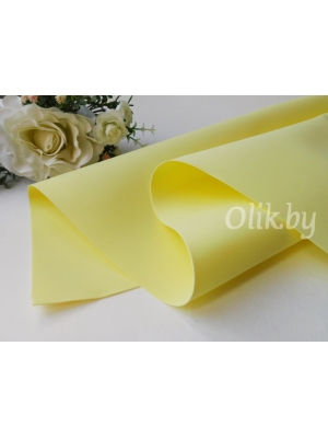 Фоамиран Иранский, 1 мм, лимонный (114)
