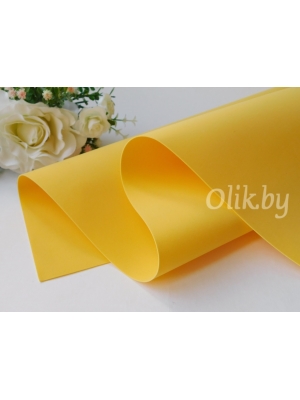 Фоамиран Иранский, 1 мм, темно-желтый (122)