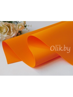 Фоамиран Иранский, 1 мм, оранжевый (125)