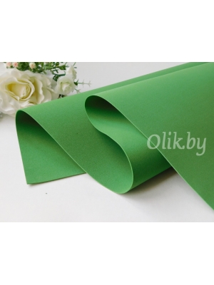 Фоамиран Иранский, 1 мм,  темно-зеленый (179) 10 листов