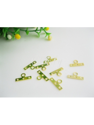 Держатель для нитей, 7мм х 14мм, под золото, 50шт