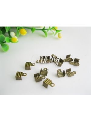 Зажим для узла 4мм х 4мм х 4мм, под медь, 50шт