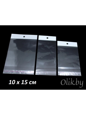 Фасовочные пакетики с липким слоем 10х15 см, 10 шт