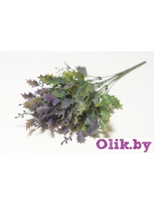 Букет зелени клена (РЮНЖИ), 37 см, фиолетовый