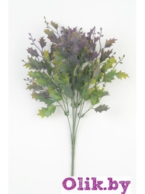 Букет зелени клена (РЮНЖИ), 37 см, фиолетовый