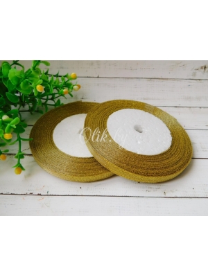 Лента парча, 6мм, золото