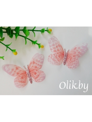 Бабочки шифоновые большие 6 см, №6