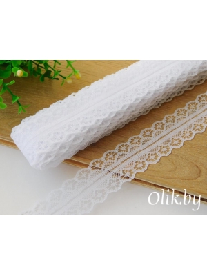 Кружево 3 см, белый