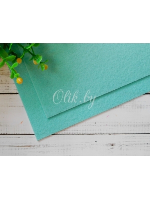 Корейский фетр жесткий 1.2мм, 28см*20см, 924, морская волна