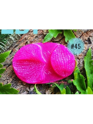 Молд лепестки орхидеи Ванда,малый,набор (6*5см и 5*4см), арт.45