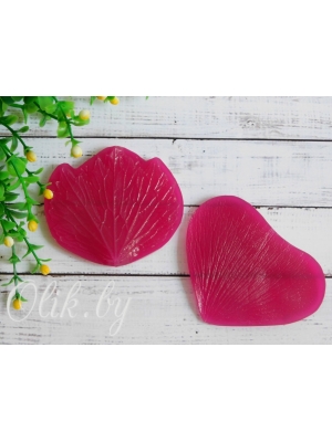 Молд анемон набор листочек и лепесток ( лепесток 8см х 6см, лист 7см х 6,5см), арт.118