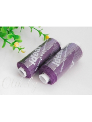Нитки бытовые IDEAL 40/2 366м, 100% п/э, 199 фиолетовый
