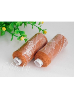 Нитки бытовые IDEAL 40/2 366м, 100% п/э, 296 кирпичный