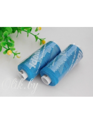 Нитки бытовые IDEAL 40/2 366м, 100% п/э, 347 голубой