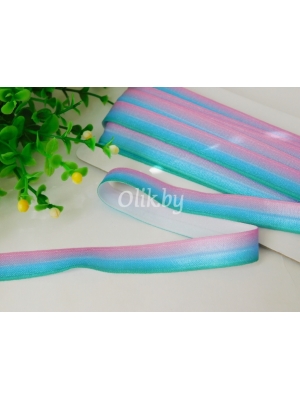 Тесьма эластичная с рисунком, 16 мм, 1м