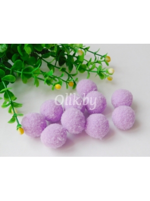 Помпоны Premium 2 см, сиреневый, 10 шт