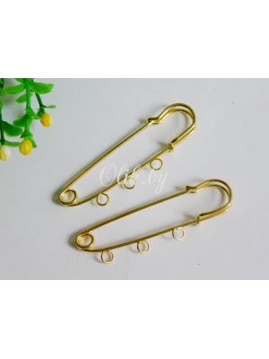 Булавка декоративная 6,5см, золото