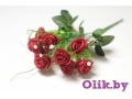 Букет роз 5 веток (ЛАГРС), 31 см, бордовый