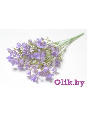 Букет с цветочками 5 веток (АЛЛУЕН), 34 см, фиолетовый