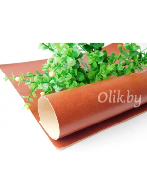 Кожзам 22*30 см, темно-коричневый