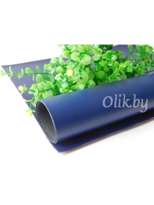 Кожзам 22*30 см, темно-синий