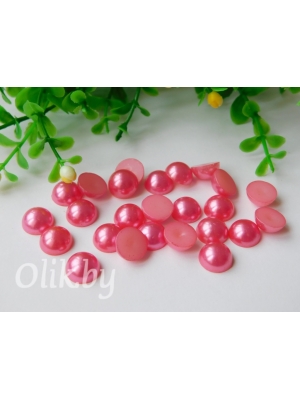 Полубусина круглая, 10 мм, 10 г (примерно 37шт), коралловый