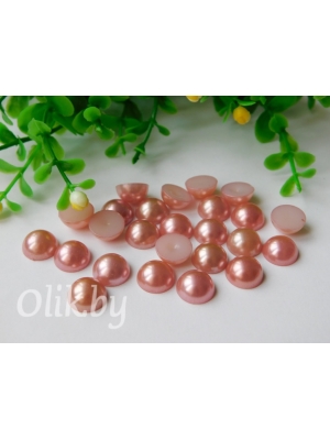 Полубусина круглая, 10 мм, 10 г (примерно 37шт), пенка