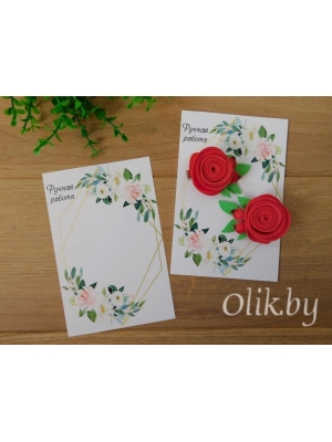 Подложка для заколок №7, 10х15 см, 10 шт