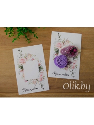 Подложка для заколок №10, 10х15 см, 12 шт